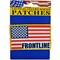 EagleEmblems PM3123V Patch-Frontline USA Flag (Velcro) (3-1/4&#x22;)